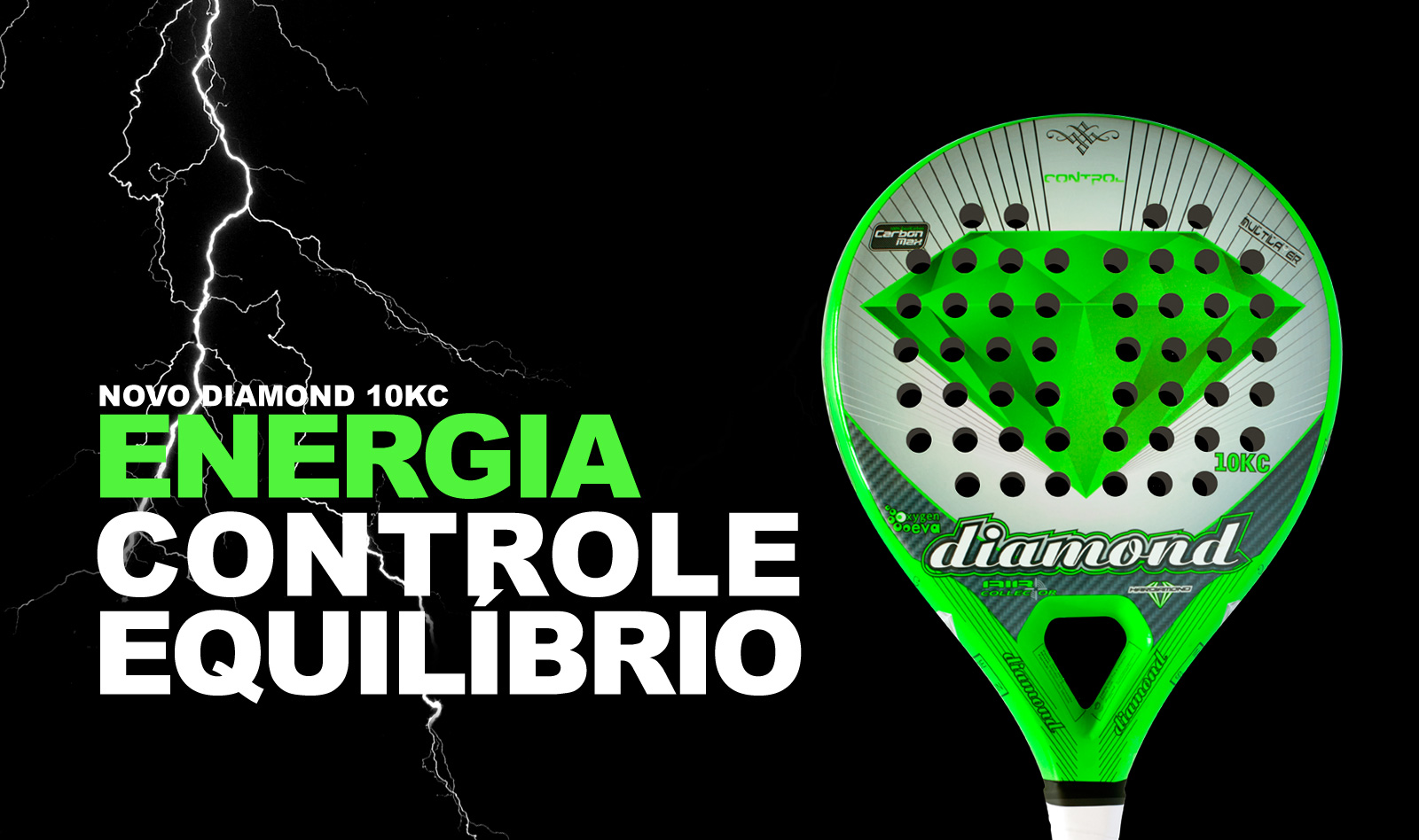 Nueva pala Diamond padel 10KC Control