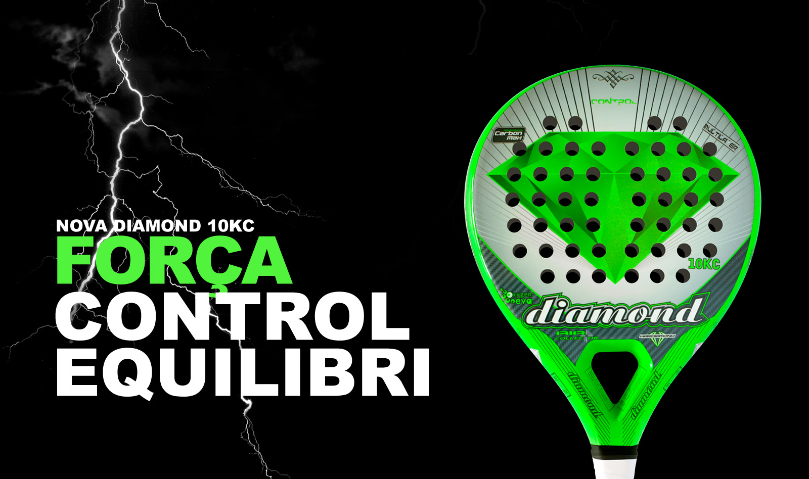 Nueva pala Diamond padel 10KC Control