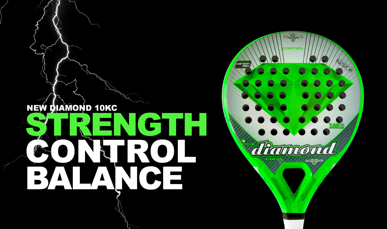 Nueva pala Diamond padel 10KC Control