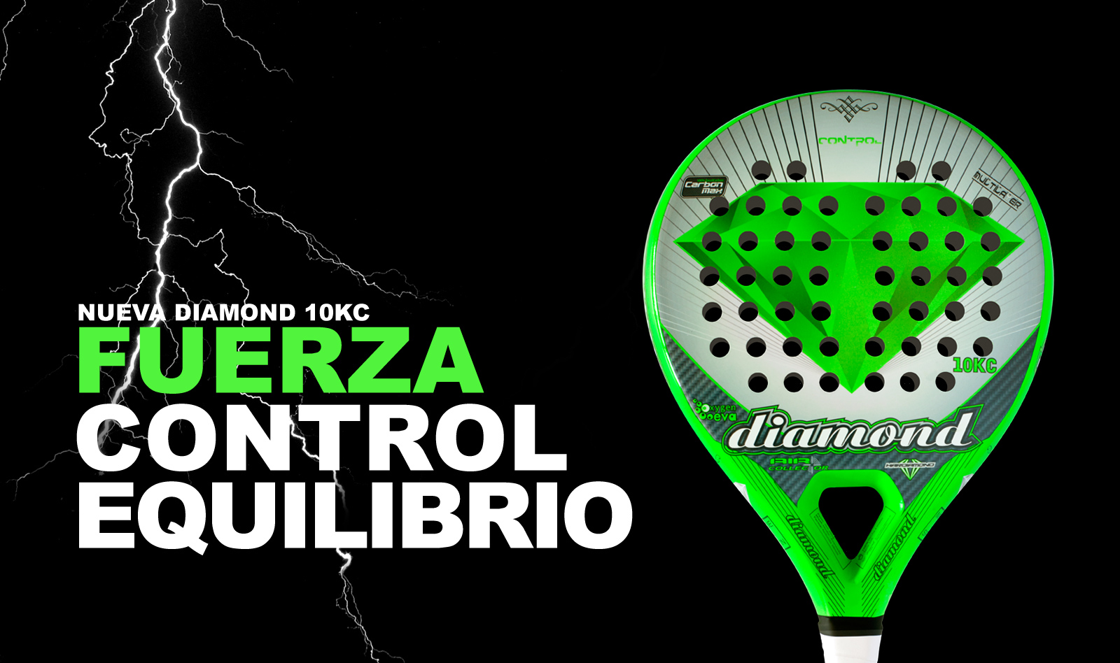 Nueva pala Diamond padel 10KC Control