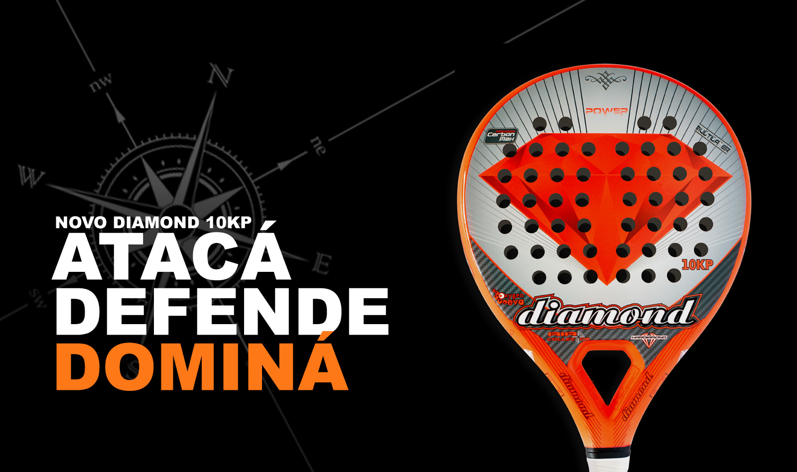 Nueva pala Diamond padel 10KP Control y Potencia