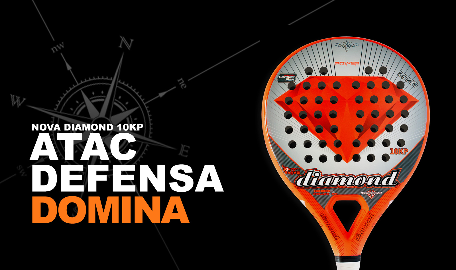 Nueva pala Diamond padel 10KP Control y Potencia
