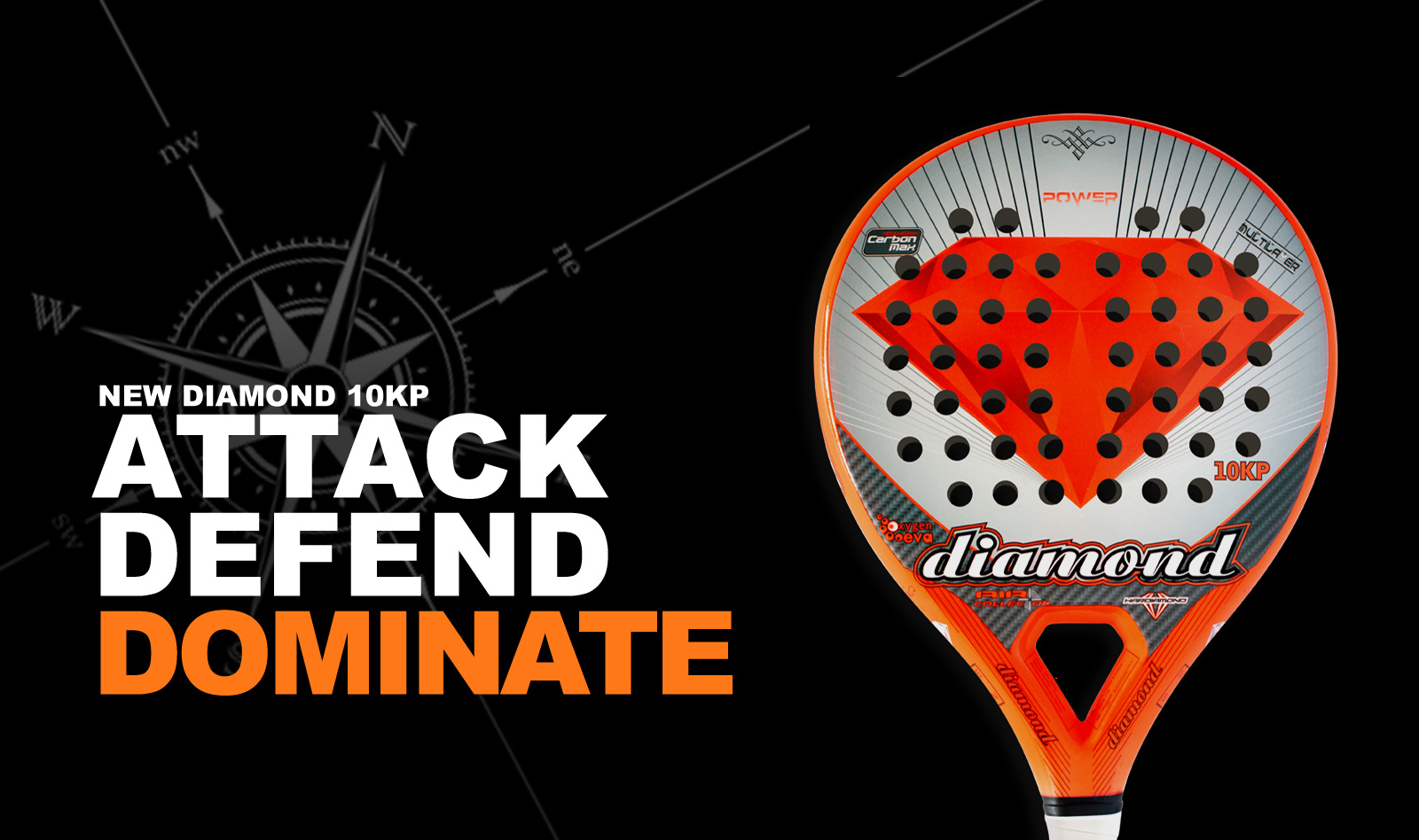 Nueva pala Diamond padel 10KP Control y Potencia