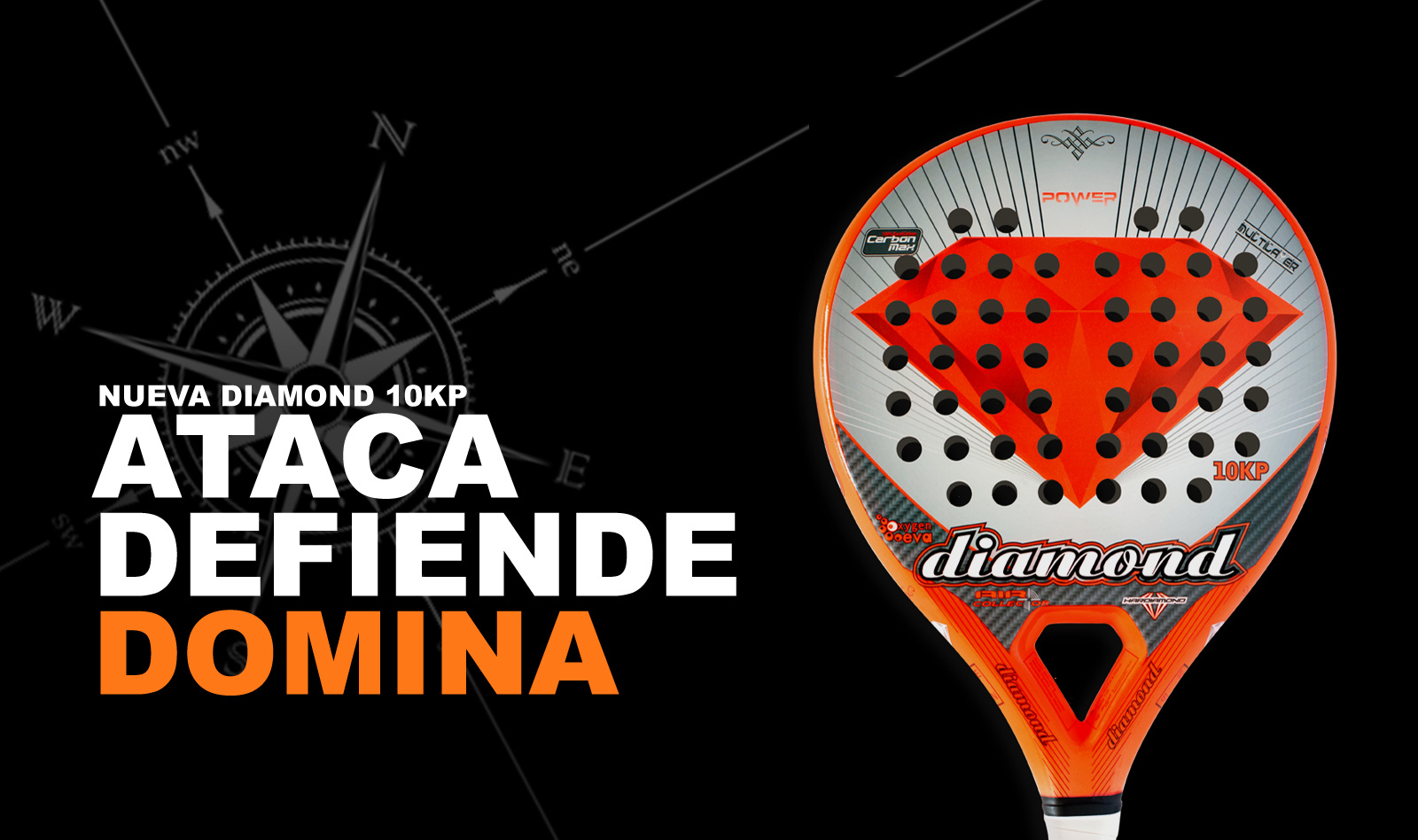 Nueva pala Diamond padel 10KP Control y Potencia