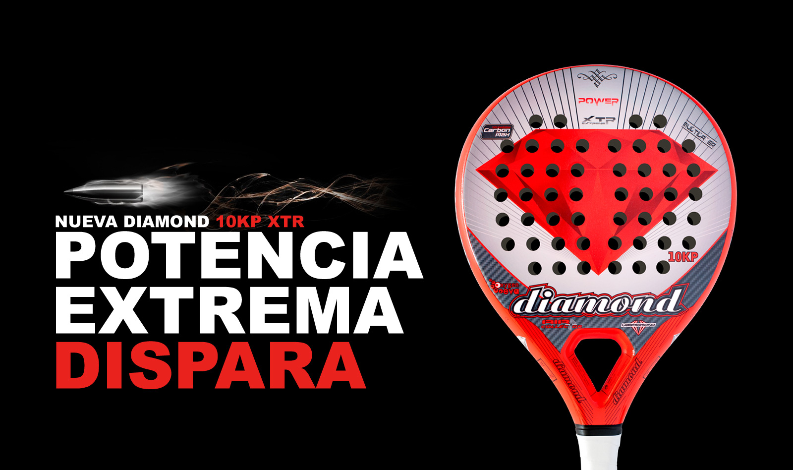 Nueva pala Diamond padel 10KP-XTR Potencia