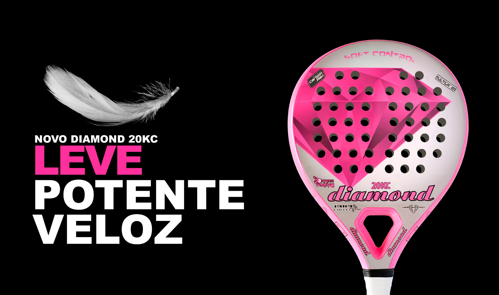 Nueva pala Diamond padel 20KC Control