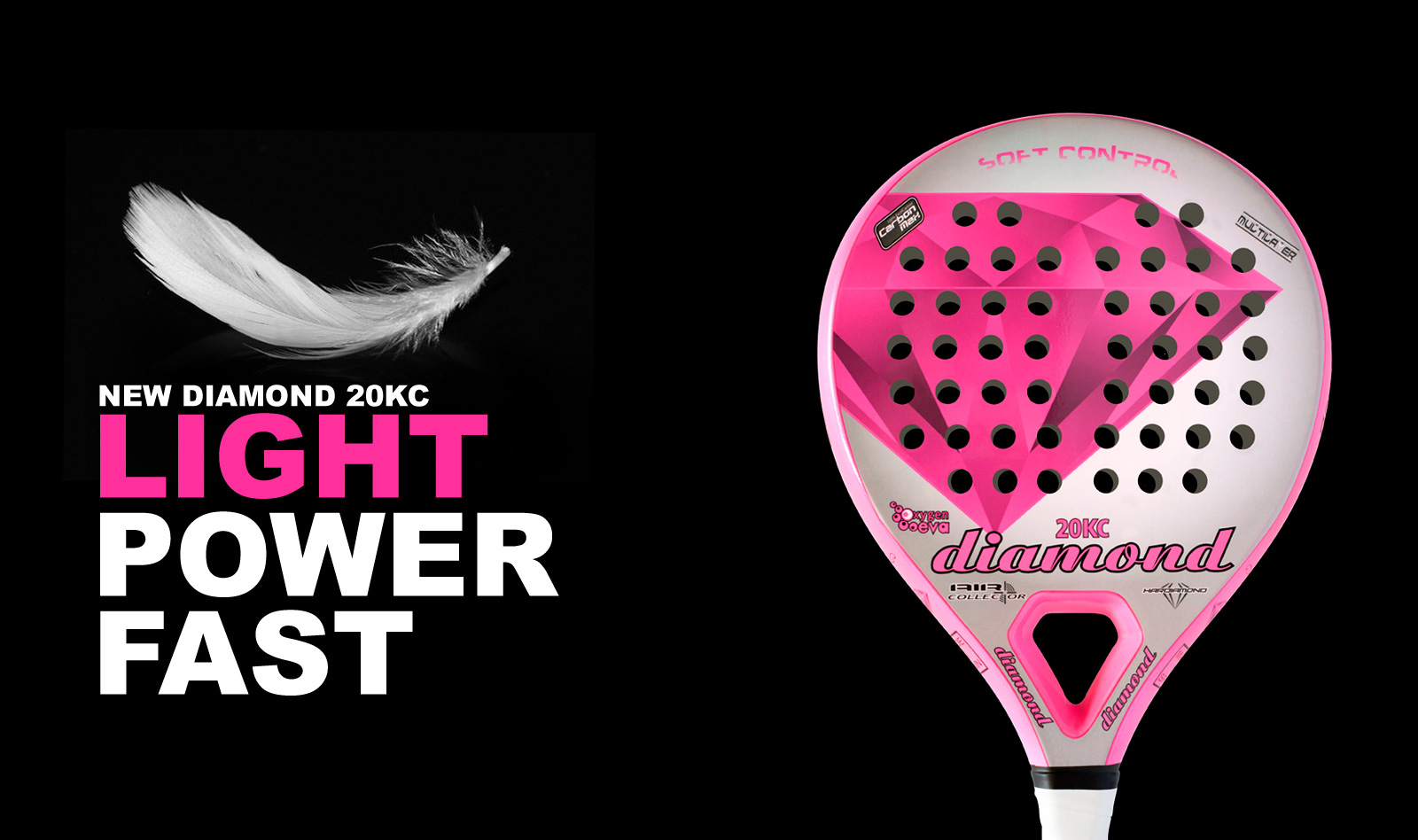 Nueva pala Diamond padel 20KC Control