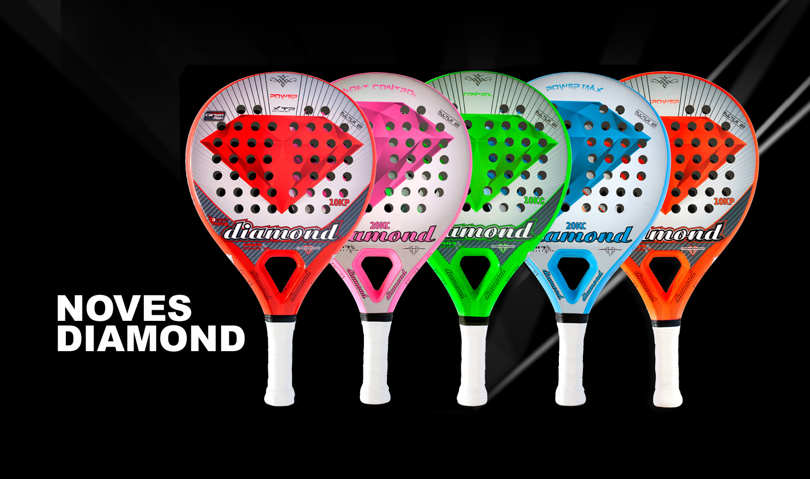 Nuevas Palas Diamond Padel 10KC, 10KP, 10KP-XTR, 20KC, 20KP